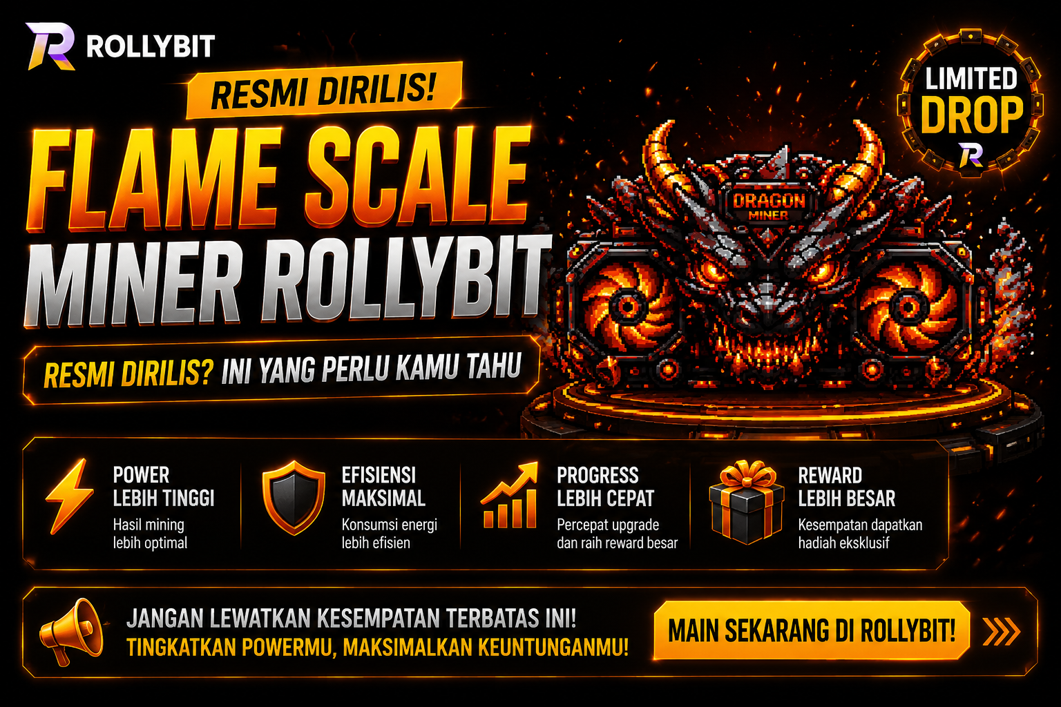 Flame Scale Miner Rollybit Resmi Dirilis? Ini yang Perlu Kamu Tahu