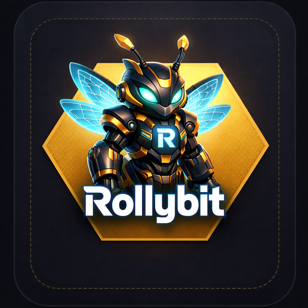 Maskot Robot Bee Rollybit